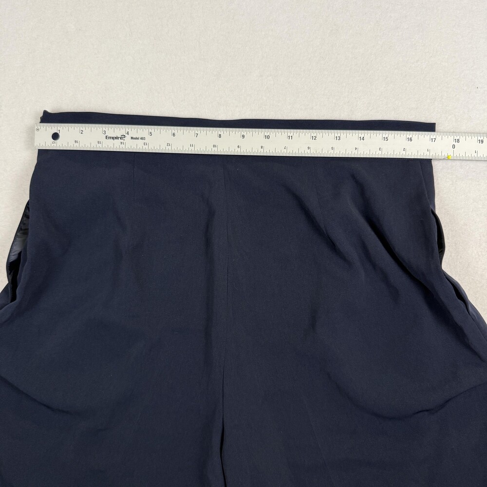 Vintage Y2K JG HOOK Sailor Pants High Rise Nautical Wide Leg Navy Womens 14 - Picture 7 of 16